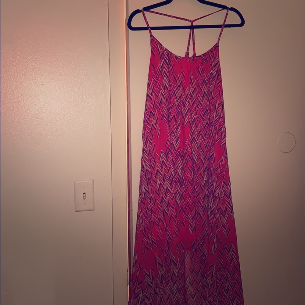 Chiffon high low dress